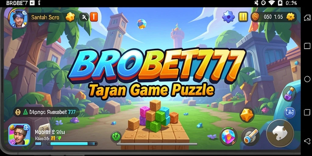 Tampilan gameplay seru dan menantang dari BROBET77 game Puzzle.