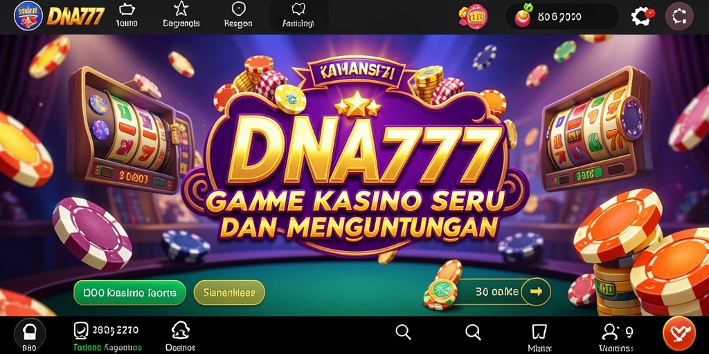 Tampilan gameplay menarik dari DNA777 yang memikat para pemain Kasino.