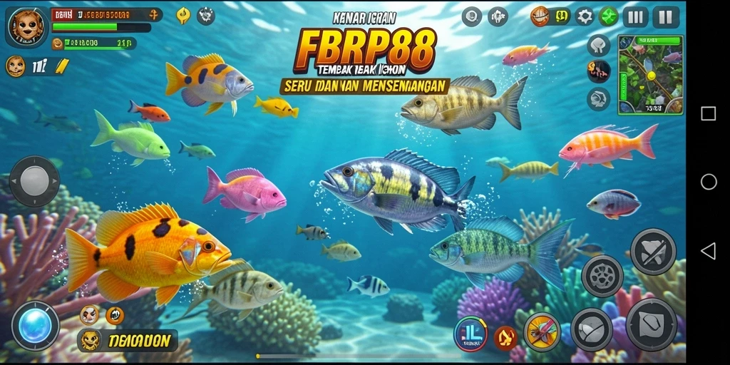 Tampilan menarik dari gameplay Tembak Ikan di FBRP88.