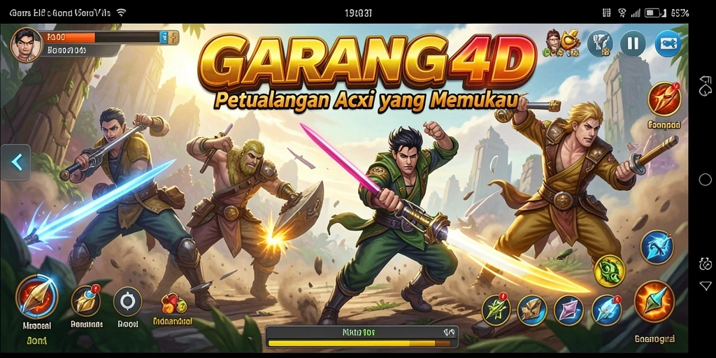 Gameplay GARANG4D menampilkan aksi bertempur seru dan grafis yang menakjubkan.