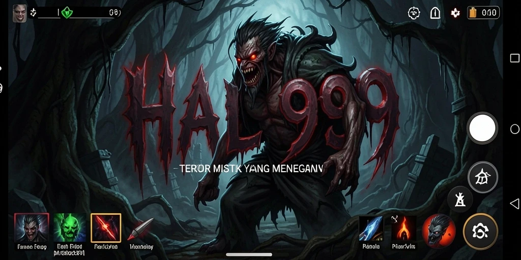 Gameplay mencekam HALO99 dengan suasana horor yang mendalam.