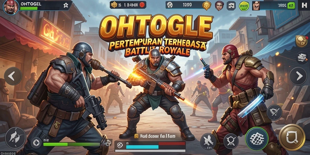 Gameplay Battle Royale yang seru dan mendebarkan di OHTOGEL.