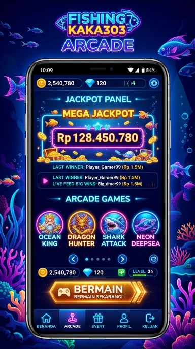 Tampilan utama aplikasi kaka303 yang ramah pengguna.